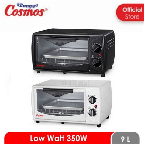 Jual COSMOS Oven CO 9909 B W Oven Listrik 9 Liter Low Watt Shopee