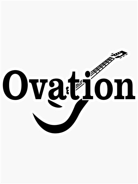 Ovation Guitar Sticker For Sale By Power28202 Redbubble