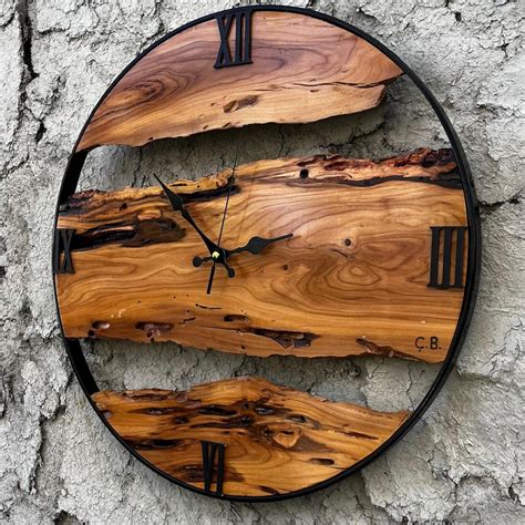 Rustic Wall Clock - Etsy