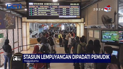 Libur Isra Mi Raj Dan Imlek Stasiun Lempuyangan Yogyakarta Dipadati