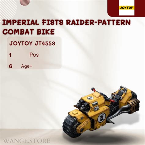 Joytoy Creator Expert Jt Imperial Fists Raider Pattern Combat Bike