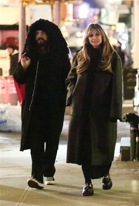 Heidi Klum And Tom Kaulitz In Manhattans Soho Neighborhood