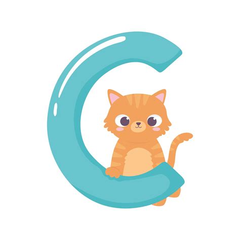 Cat Animal Alphabet 2453237 Vector Art At Vecteezy