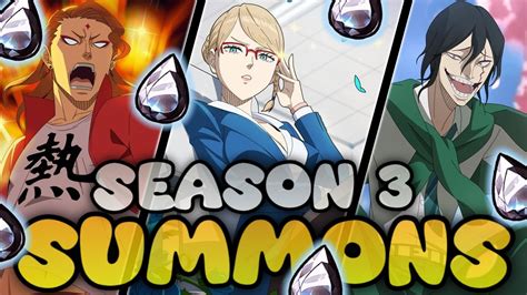 INSANE SEASON 3 SUMMONS CLOVER ACADEMY CHARLOTTE FUEGOLEON AND