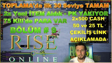 Rise Online B L Pk Efsane Kalabal K Par A Yeni Item G Nde