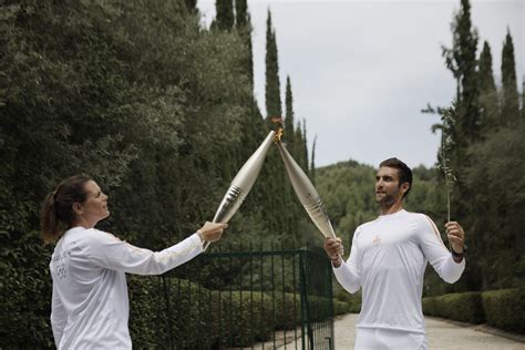 Paris 2024 Torch Lit In Ancient Olympia Relay Under Way Reuters