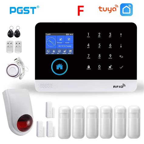 Pgst Pg Tuya Wireless Home Gsm Security Alarm System With Wireless