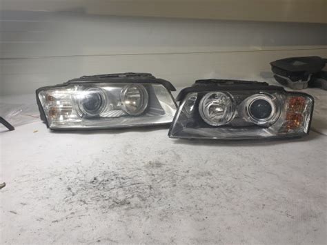 AUDI A8 D3 LAMPY PRZÓD KOMPLET BIXENON AUDI A8 D3 REFLEKTOR LAMPY PRZÓD