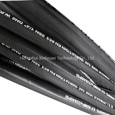 Steel Wire Braid Reinforcement Abrasive Resistant Rubber Hydraulic