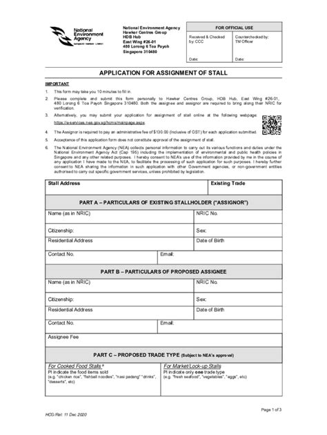 Fillable Online Application For A Hawker Licence For Sold Stalls Only