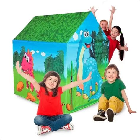 BARRACA INFANTIL CASA DINOSSAURO TOCA TENDA CASINHA PORTÁTIL PRÁTICA