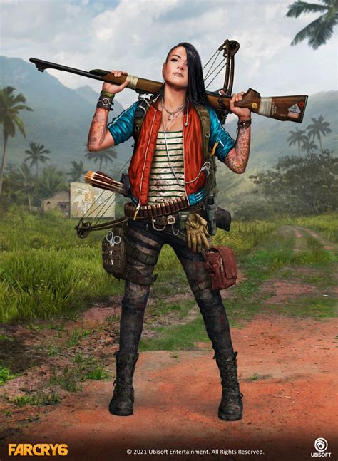 Female Guerrilla Fighter 1 Art From Far Cry 6 Urban Fantasy Character