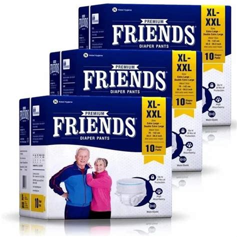 Adults Protective Underwear Friends Premium Diapers Pants Size Xxl