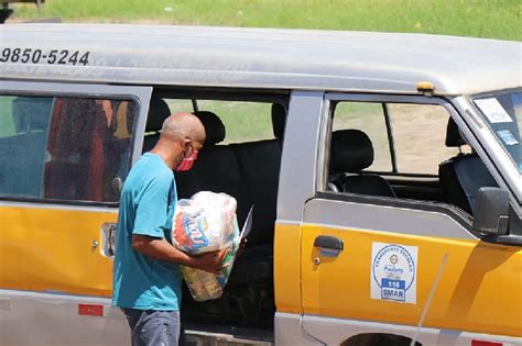 Paulista Distribui Cestas B Sicas Para Os Permission Rios Do Transporte