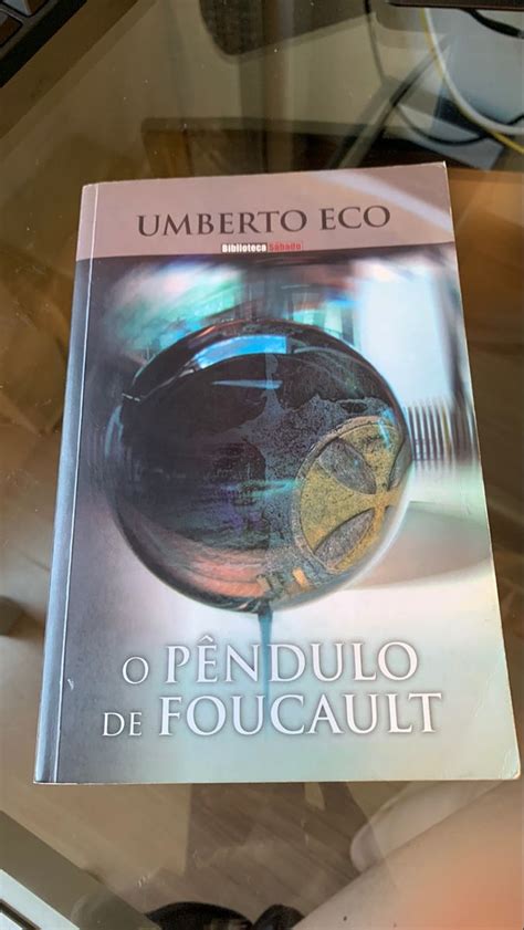 O Pêndulo de Foucault Livro Biblioteca Sábado Usado 81832354 enjoei