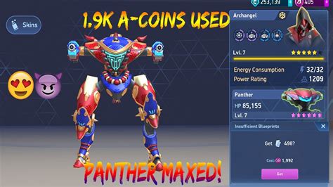 Panther Max Godlike Gameplay Mech Arena Youtube