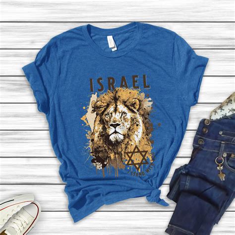 I Stand With Israel Shirt Pray For Israel Shirt Star Of David Tee