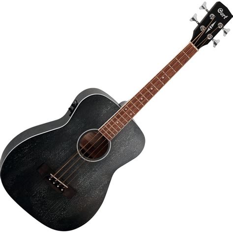 Электро-акустическая бас-гитара, черная, Acoustic Bass Series Cort ...