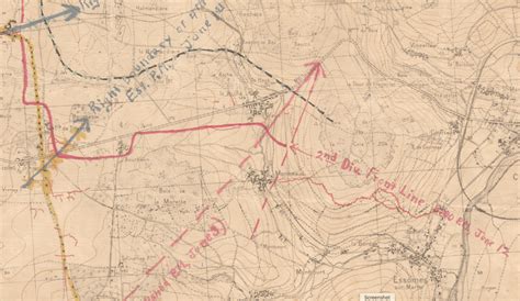 Belleau Wood Front Line Progression Battle Map – Battle Archives