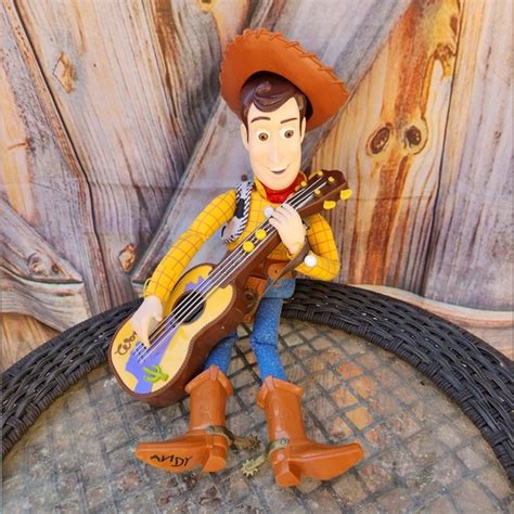 Disney | Toys | Toy Story 2 Strumming Singing Woody Dollwmusical Guitar ...