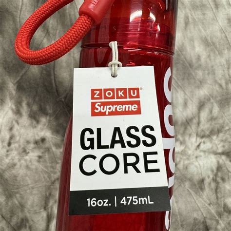 Supreme シュプリーム【21ss】zoku Glass Core 16 Oz Bottle ゾク ガラス コア 16オンス ボトル レッド 水筒 Realclothes リアルクローズ