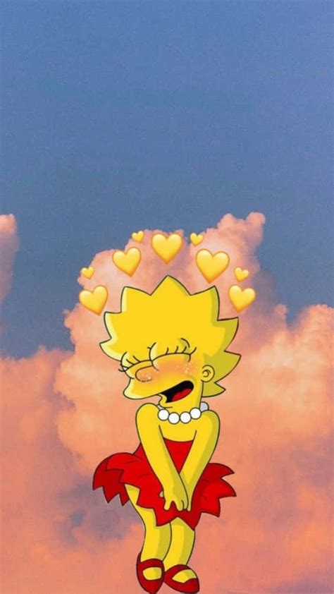 Download Lovable Lisa Simpson Aesthetic Wallpaper | Wallpapers.com