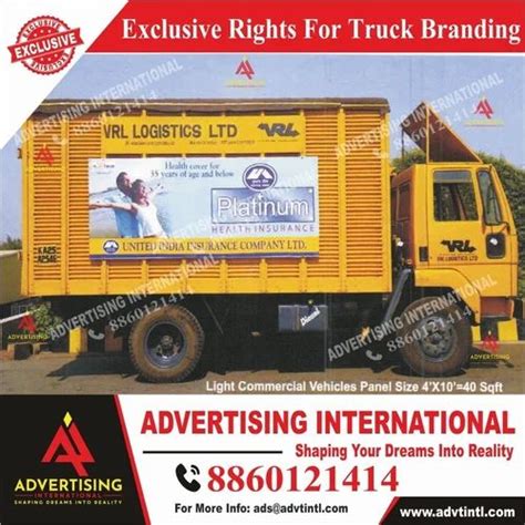 Pan India Commercial Truck Branding At Rs Month Identity