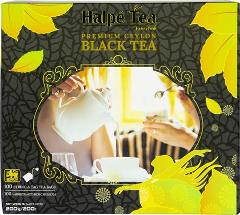 Halpe Pure Ceylon Tea Black Tea Lot De Sachets De Th Amazon Fr