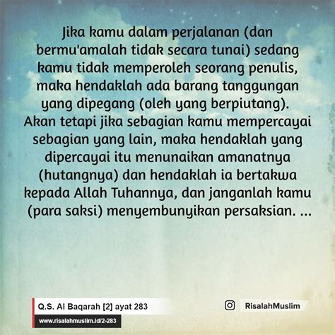 Surat Al Baqarah Ayat 283 50 Koleksi Gambar