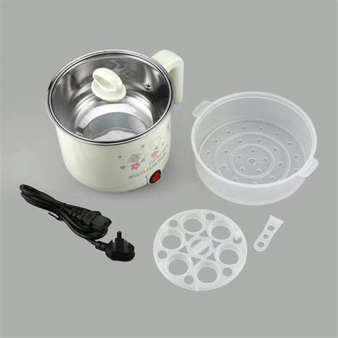 Fogão Elétrico De Aço Inoxidável 1 8l Com Vaporizador Hot Pot Panela De Arroz Panela De Sopa