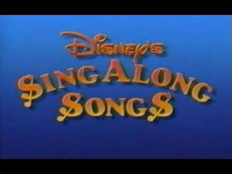 Disney Sing Along Songs - Alchetron, the free social encyclopedia