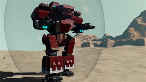 Lucius Pattern Warlord Titan Can Walk And Turn Working On Armaments R Spaceengineers