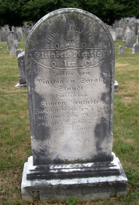 Elisabeth Staudt Rentschler Find A Grave Memorial Grave