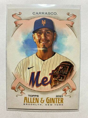 Carlos Carrasco Topps Allen Ginter New York Mets Sp Card Ebay