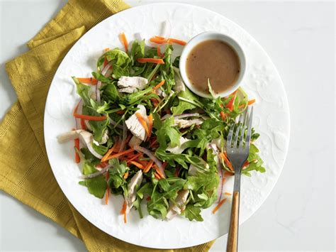 Chicken Arugula Salad With Balsamic Vinaigrette