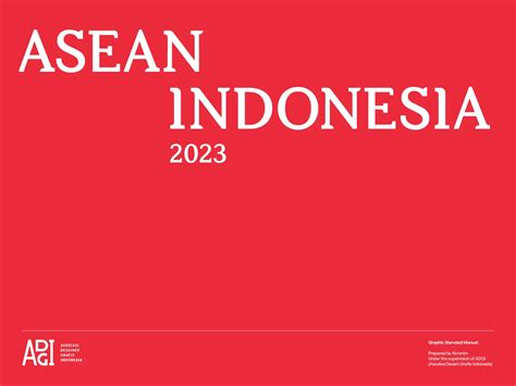 2023印度尼西亚东盟轮值主席国品牌手册egda 环境图形设计egda 环境图形设计