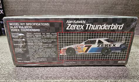 AMT Ertl Alan Kulwicki Zerex Ford T Bird Model Car Racing Collectible 1