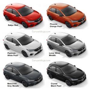 Warna Honda City Hatchback Ada Pilihan Mana Favoritmu Carusermagz