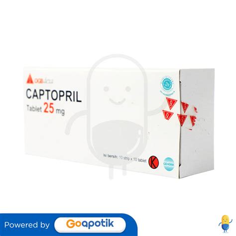 Captopril Ogb Dexa Medica Mg Box Tablet Hipertensi Kegunaan