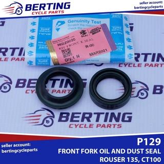 Rouser Ct Barako Negro Fork Oil Seal Dust Shield Kit Genuine