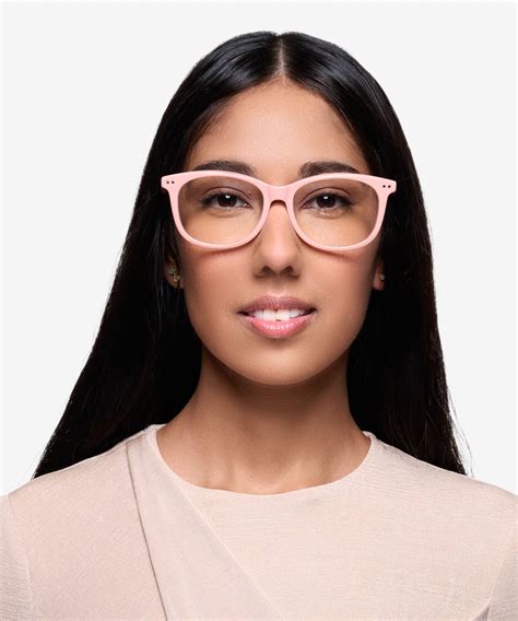 Brittany Cat Eye Pink Glasses For Women Eyebuydirect Canada