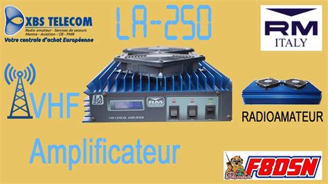 LA250 RM ITALY VHF amplificateur linéaire power TX RADIOAMATEUR