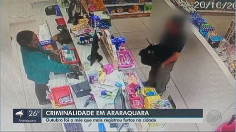 VÍDEO câmeras flagram furtos em farmácias de Araraquara outubro é o