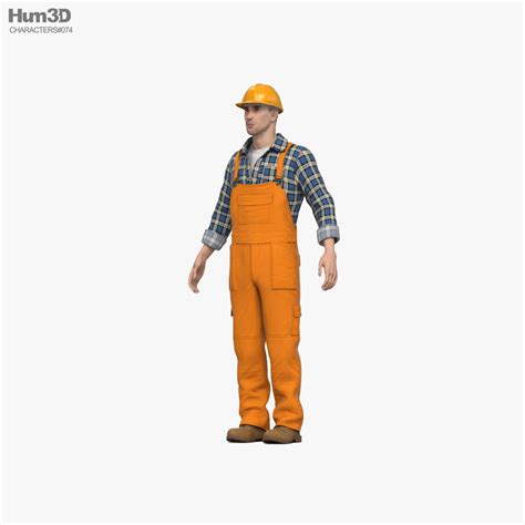 Construction worker 3D Models Download - 3DModels.org