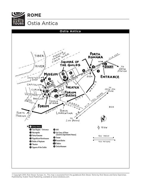 Ostia Antica Map | PDF