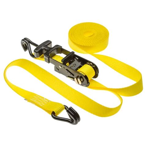 8 Pack Of 1 14 X 15 Ratchet Straps With J Hooks Discount Ramps