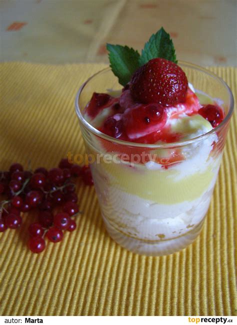 Mascarpone poháry recept TopRecepty cz