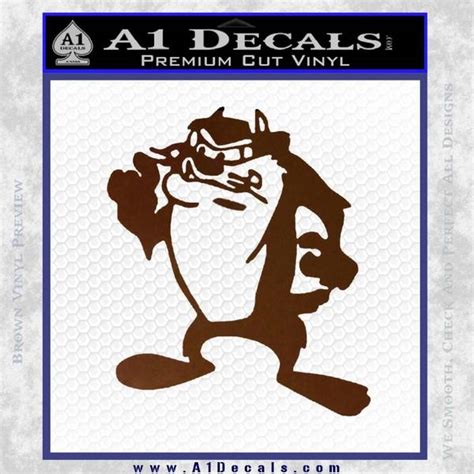 Taz Decal Sticker D2 Tasmanian Devil A1 Decals