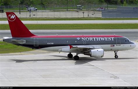 Aircraft Photo Of N347NB Airbus A319 114 Northwest Airlines