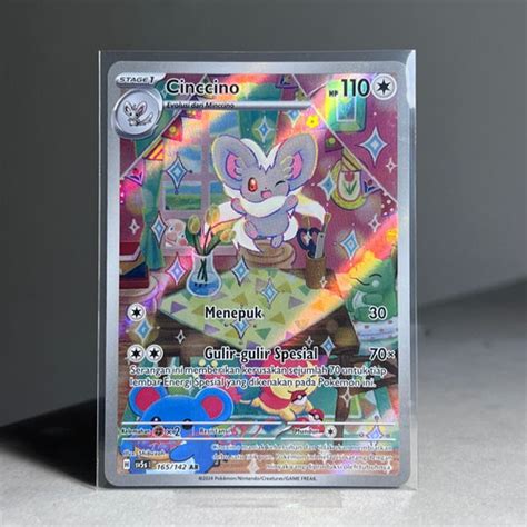 Jual Cinccino Ar Sv5s 165142 Kartu Pokemon Indonesia Tcg Jakarta